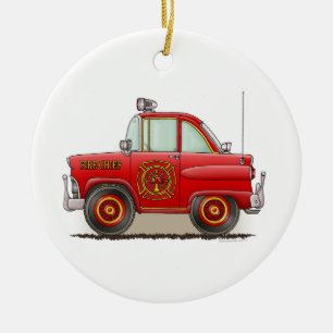 Fire Chief Car Ornament