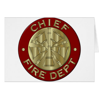 Fire Chief card... Cards