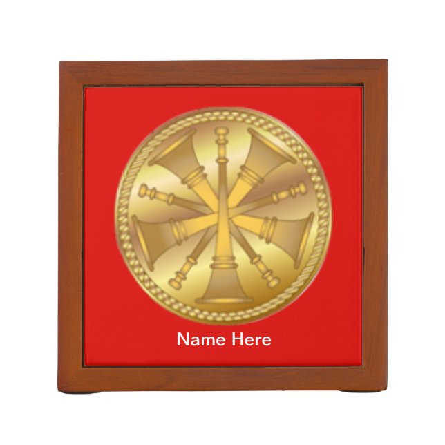 Fire Chief Desk Organizer (Back)