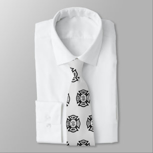 Fire Chief Fire Rescue Neck Tie