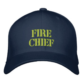 Fire Chief-Hat Embroidered Baseball Cap