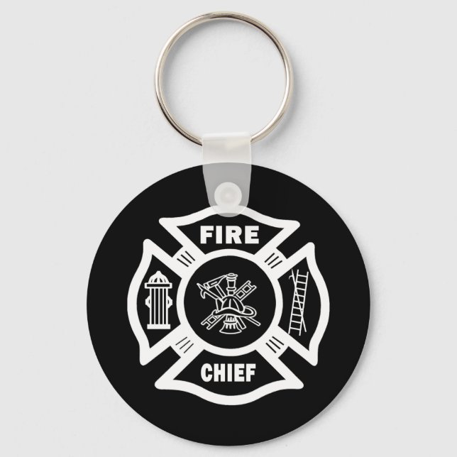 Fire Chief Keychain (Front)