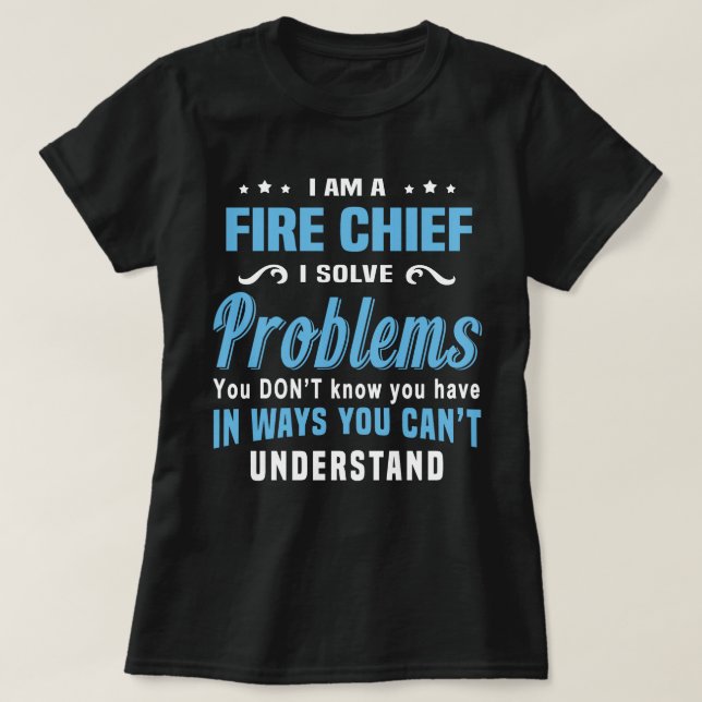 Fire Chief T-Shirt (Design Front)