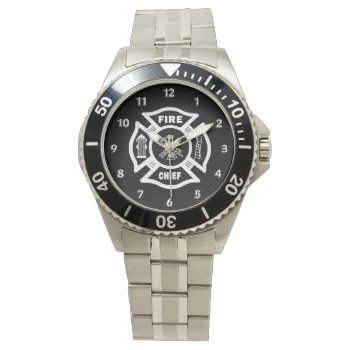 Fire Chief Watch by bonfirefirefighters at Zazzle