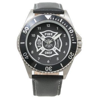 Fire Chief Watch by bonfirefirefighters at Zazzle