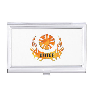Fire Chiefs Flames Case For Business Cards