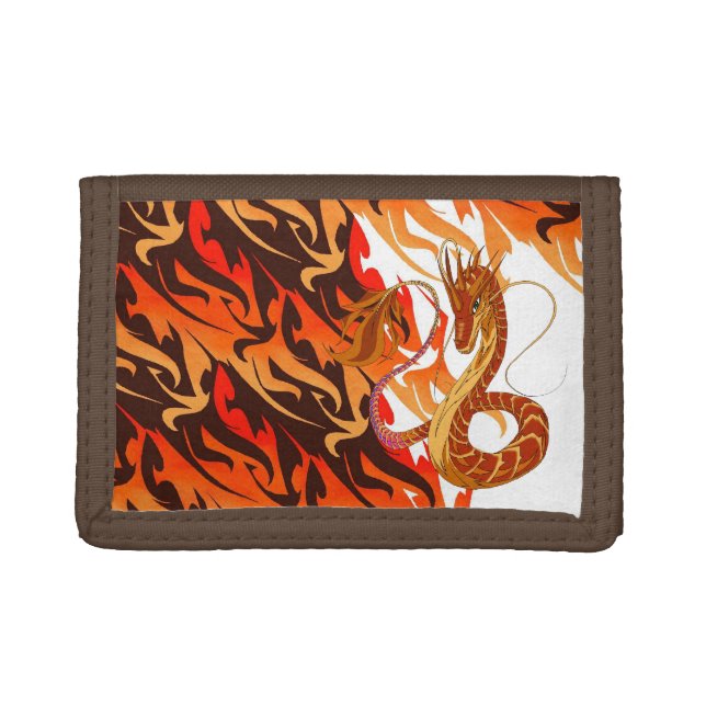 Fire Coral Dragon Wallet (Front)