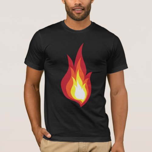 Fire costume flame _ it glows fireworks T_Shirt