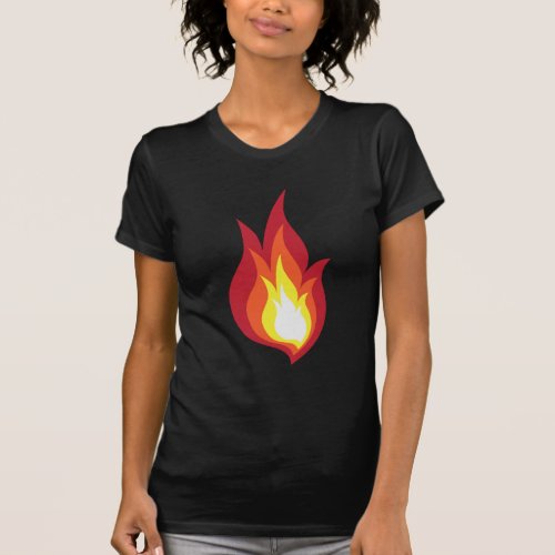 Fire costume flame _ it glows fireworks T_Shirt