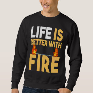 Fire Dancing Poi Spinning Dancer Balls Beginner Sp Sweatshirt