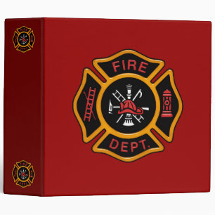 Fire Department Badge Binder