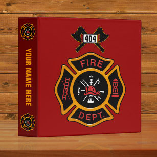 Fire Department Badge Binder