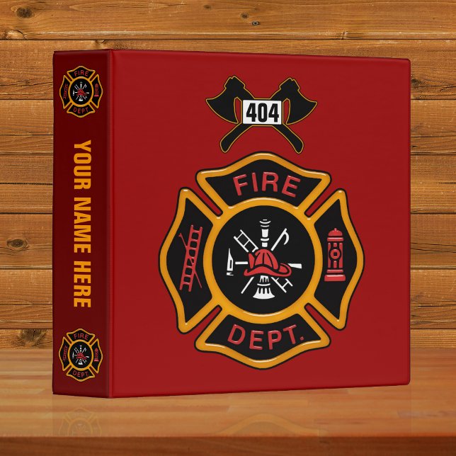 Fire Department Badge Binder (Creator Uploaded)