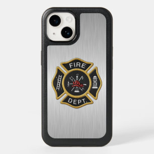 Fire Department Badge Deluxe OtterBox iPhone 14 Case