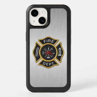 Fire Department Badge Deluxe OtterBox iPhone 14 Case
