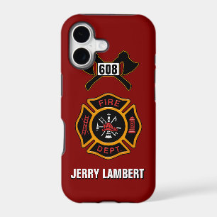 Fire Department Badge Name Template iPhone 17 Case