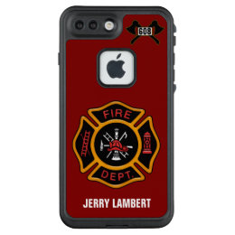 Fire Department Badge Name Template LifeProof FRĒ iPhone 7 Plus Case