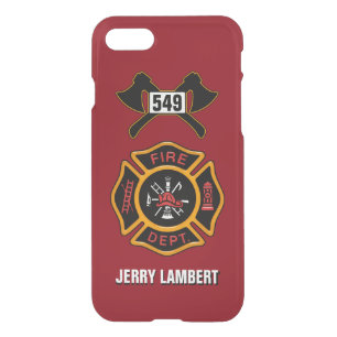 Fire Department Badge Name Template iPhone SE/8/7 Case