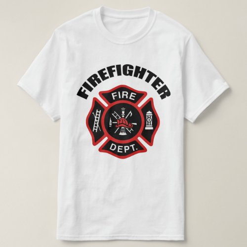 Fire Department Badge T_Shirt