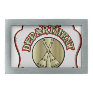 Fire Department Battalion Chief Shield Design Belt Buckle