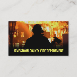 Fire Department Business Cards