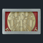 Fire Department Chief Brass Symbol Belt Buckle<br><div class="desc">Fire Department Chief Brass Symbol</div>