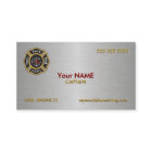 Fire Department Deluxe Business Card | Zazzle