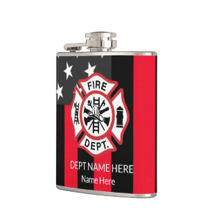 Fire Department Emblem, Fireighter Gift Flask