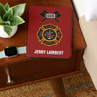 Fire Department Firefighter Badge Name Template Kindle Cover
