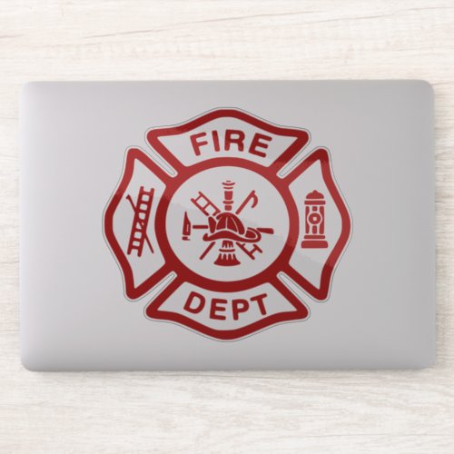 Fire Department Firefighter Badge Sticker