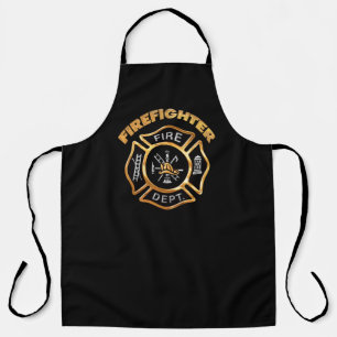 Fire Department Firefighter Gold Apron