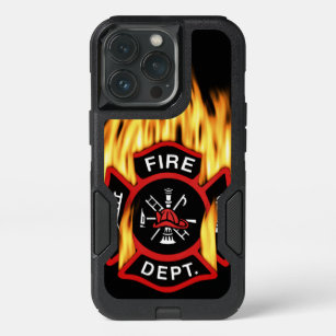 Fire Department Flaming Badge iPhone 13 Pro Case