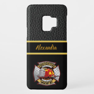 Fire Department Gold And Silver Wife Badge Case-Mate Samsung Galaxy S9 Case