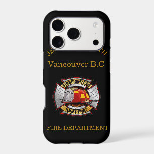 Fire Department Gold And Silver Wife Badge iPhone 17 Pro Case