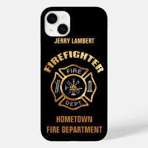 Fire Department Gold Name Template Case-Mate iPhone 14 Plus Case