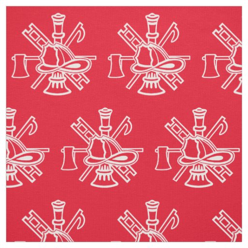Fire Department Icon  Fabric