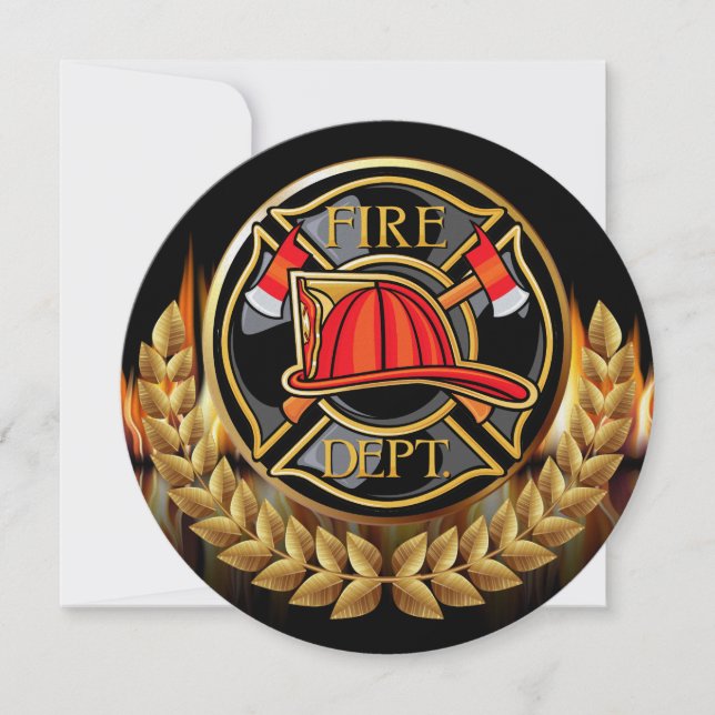 Fire Department Invitation (Front)