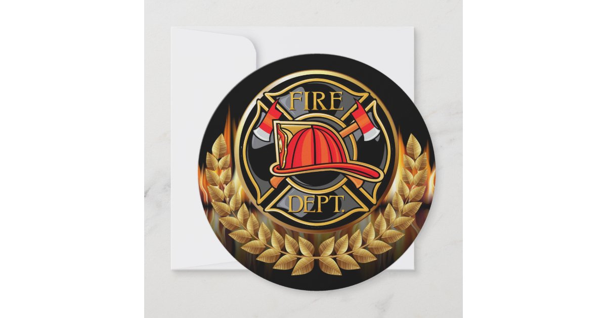 fire-department-invitation-zazzle