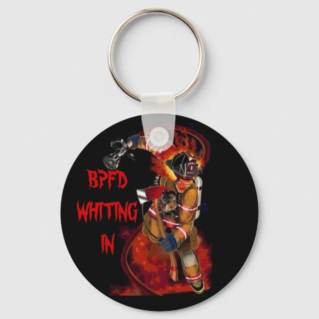 Fire Department Keychain (Front)