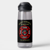 Firefighter Vacuum Insulated 32 oz Water Bottle