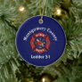 Fire Department Logo Custom   Ceramic Ornament