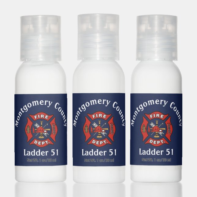 Fire Department Logo Custom  Hand Lotion (Set)