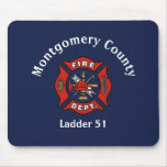 Fire Department Logo Custom Mouse Pad