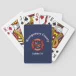 Fire Department Logo Custom  Poker Cards