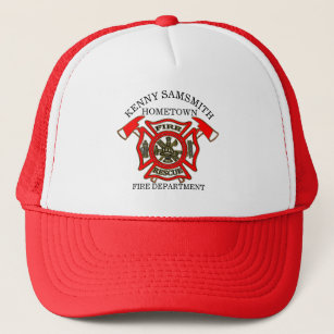 Volunteer Firefighter Hats \u0026 Caps | Zazzle