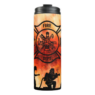 Fire Department Maltese Cross Thermal Tumbler