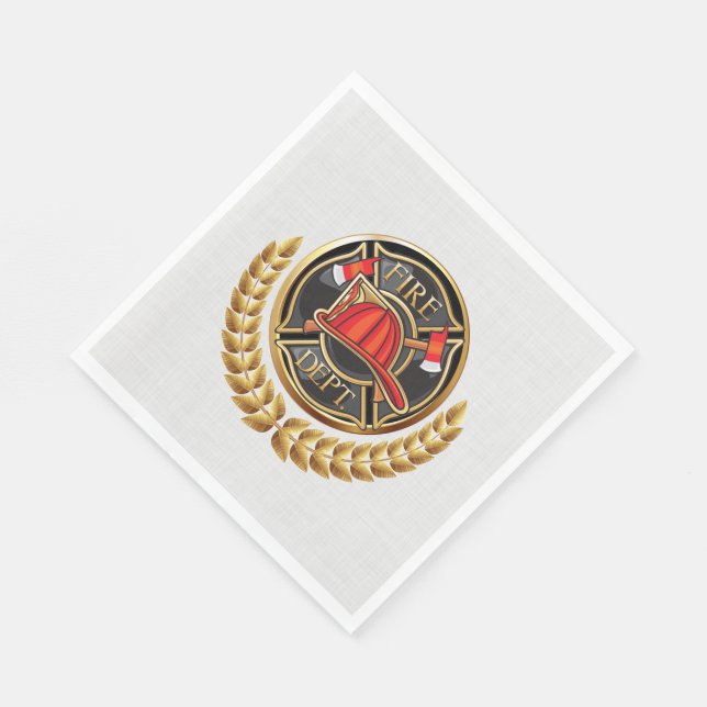 Fire Department Napkins (Corner)