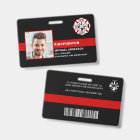 Fire Department Personalized Photo Firefighter ID