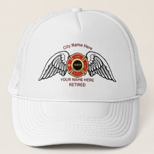 Fire Department   Rescue Squad   Custom Hat 
