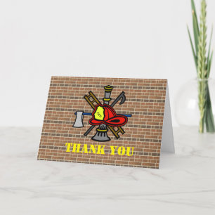 Fire Department Thank You Notes  Customize Them!